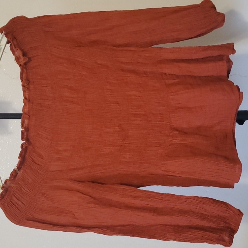 PAPERMOON Off Shoulder 3/4 Sleeves Blouse S